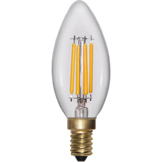 LED-Lampe E14 C35 Soft Glow