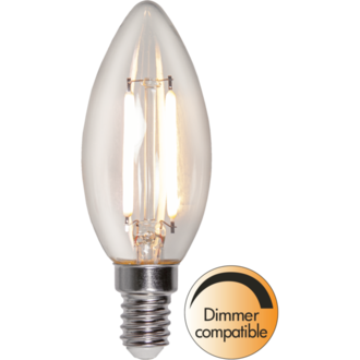 LED-Lampe E14 C35 Clear White Filament