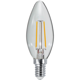 LED-Lampe E14 C35 Clear