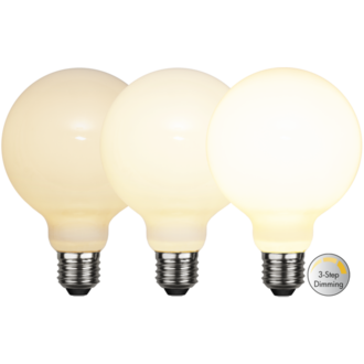 LED-Lampe E27 G95 Opaque Filament RA90 3-step