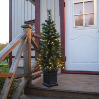 Weihnachtsbaum m LED Hytte